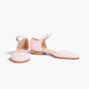 Gabriela Hearst Riley Suede Mary-Jane Flats in Pink